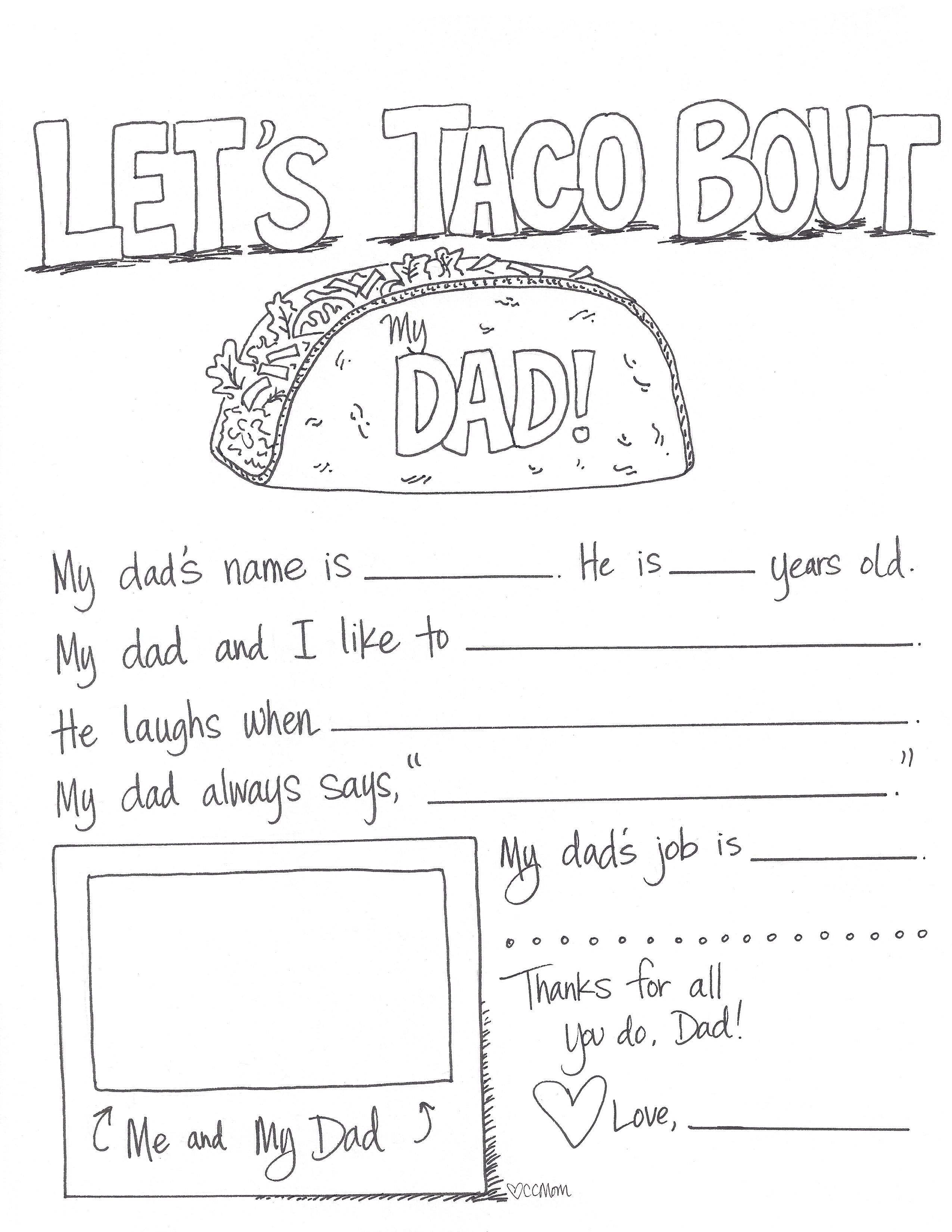 Father's Day Taco