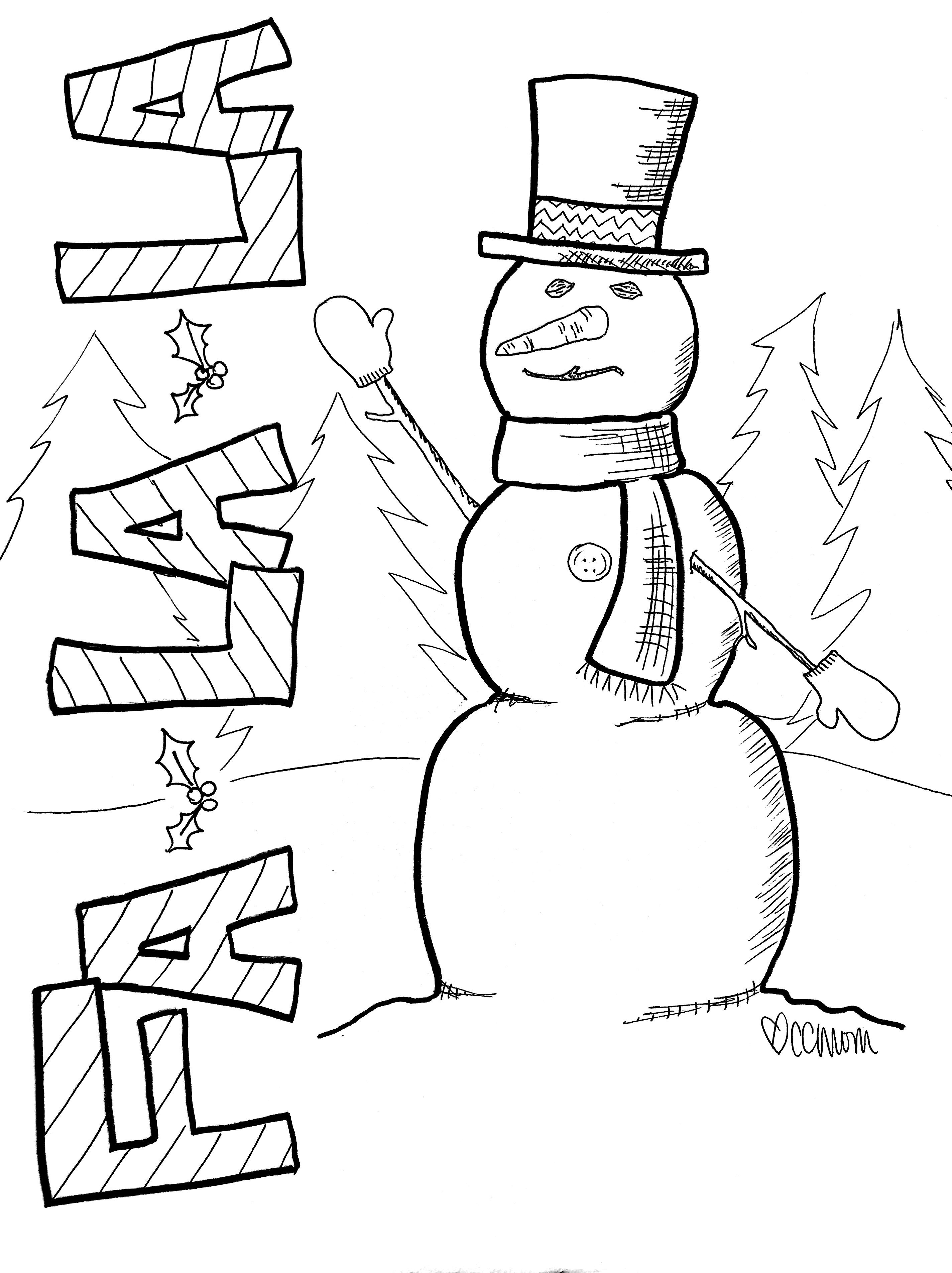 Fa La La Snowman