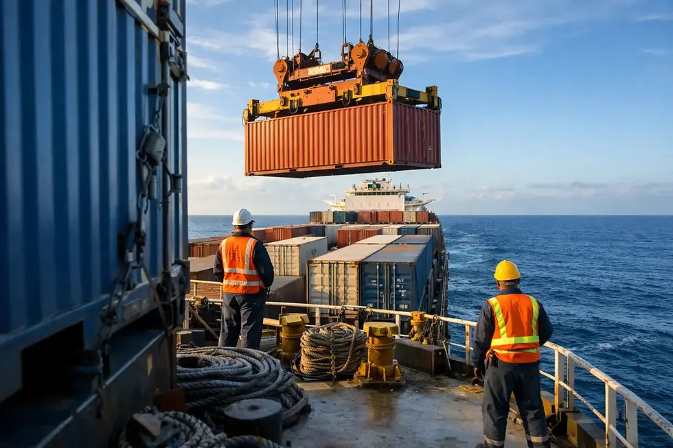 Comercio transatlántico con control de costes
