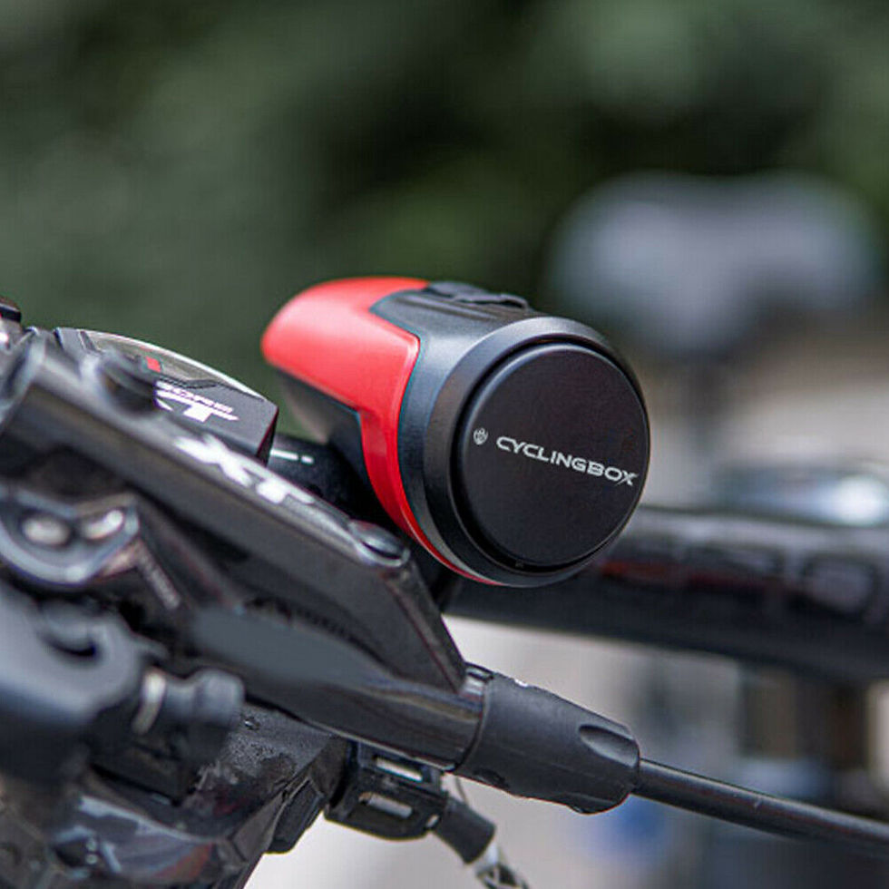 Thumbnail: CYCLINGBOX 2 in 1 Bike Handlebar Electric Horn Anti Theft