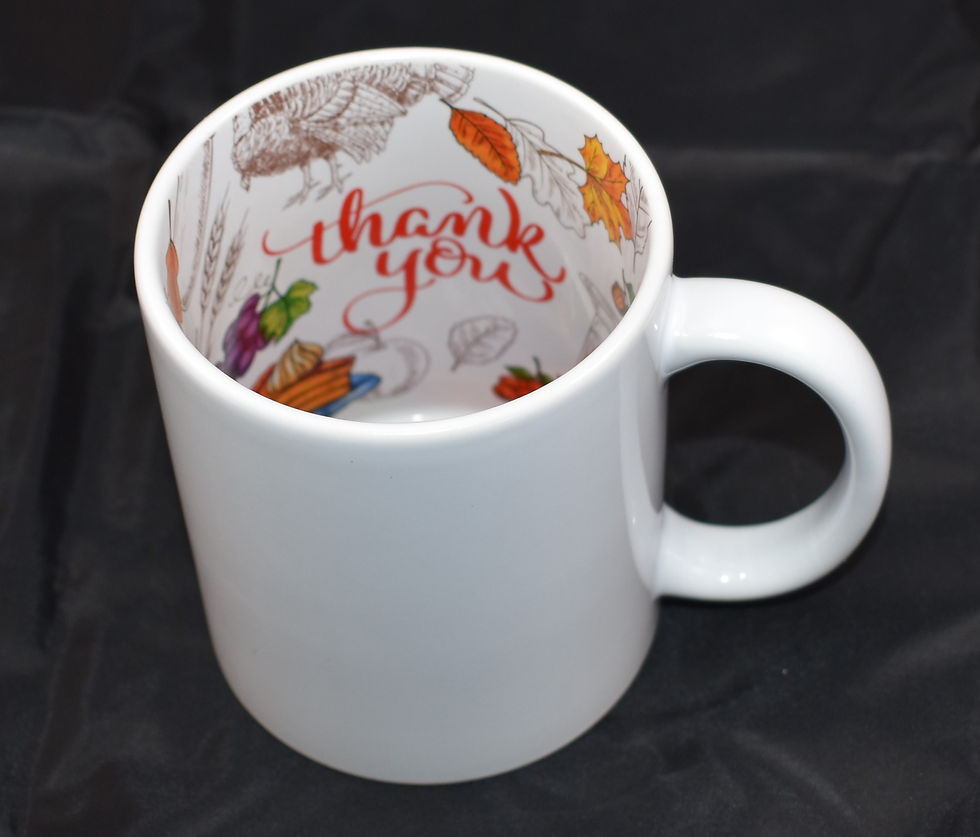 Thumbnail: Thank you motto mug