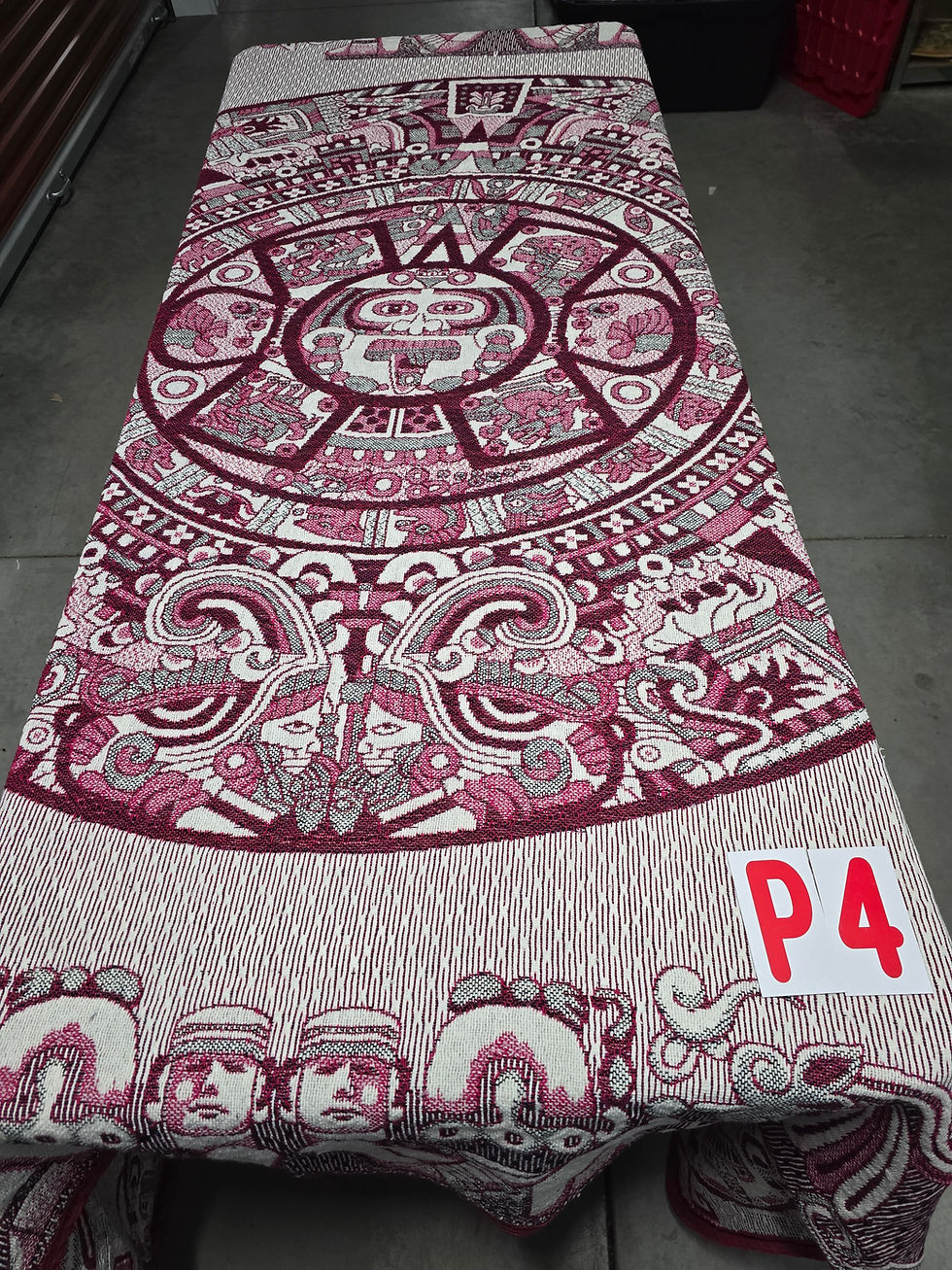 Thumbnail: Aztec Calendar Blanket - (SW274)