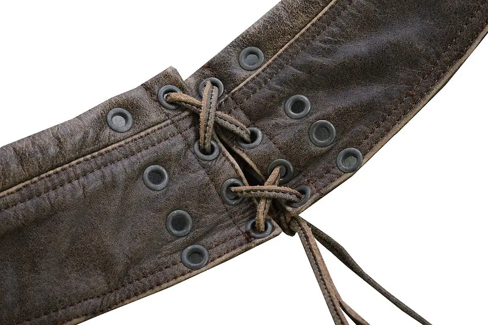Thumbnail: 4XL Women's Motorcycle Leather Chaps