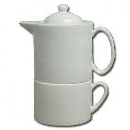 Thumbnail: Tea set for one porcelain