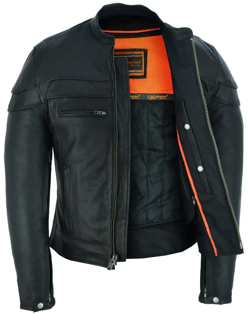 medium Men's Leather Motorcycle Jacket