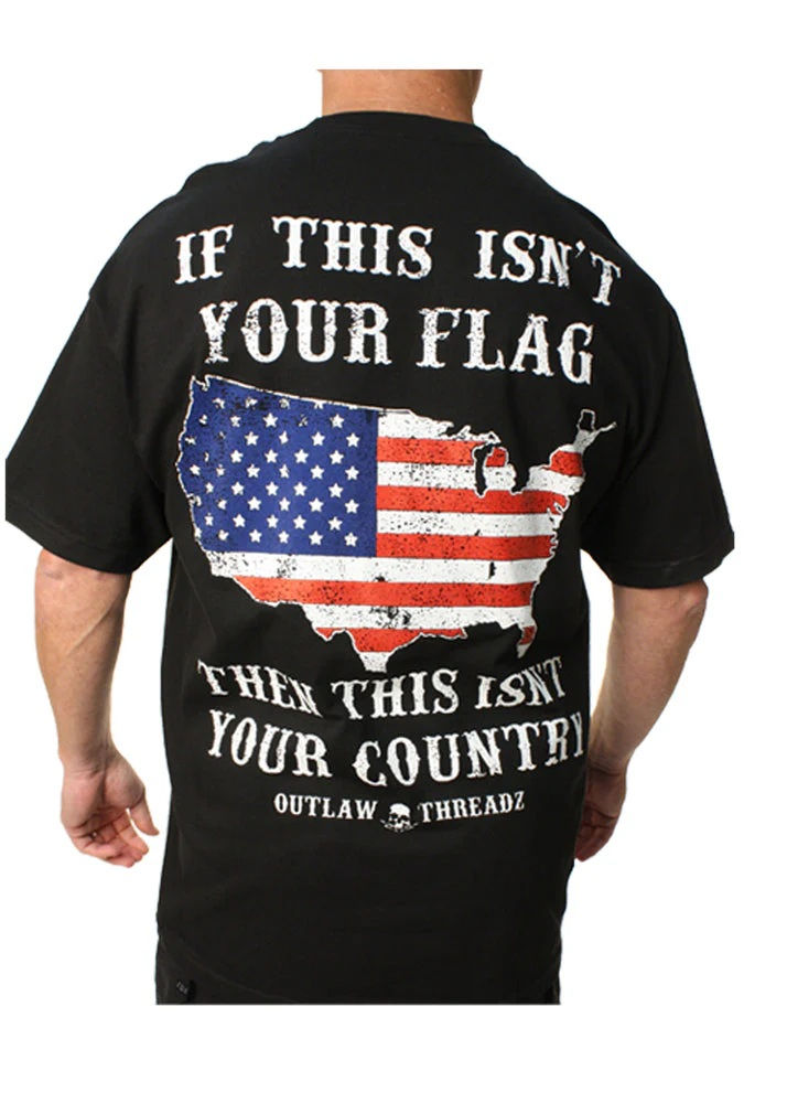 1XL American Honor - Men's Motorcycle T-shirt