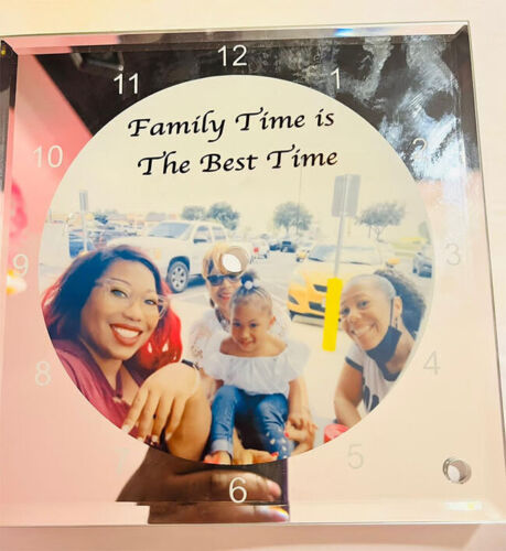 Thumbnail: Glass Clock Mirror