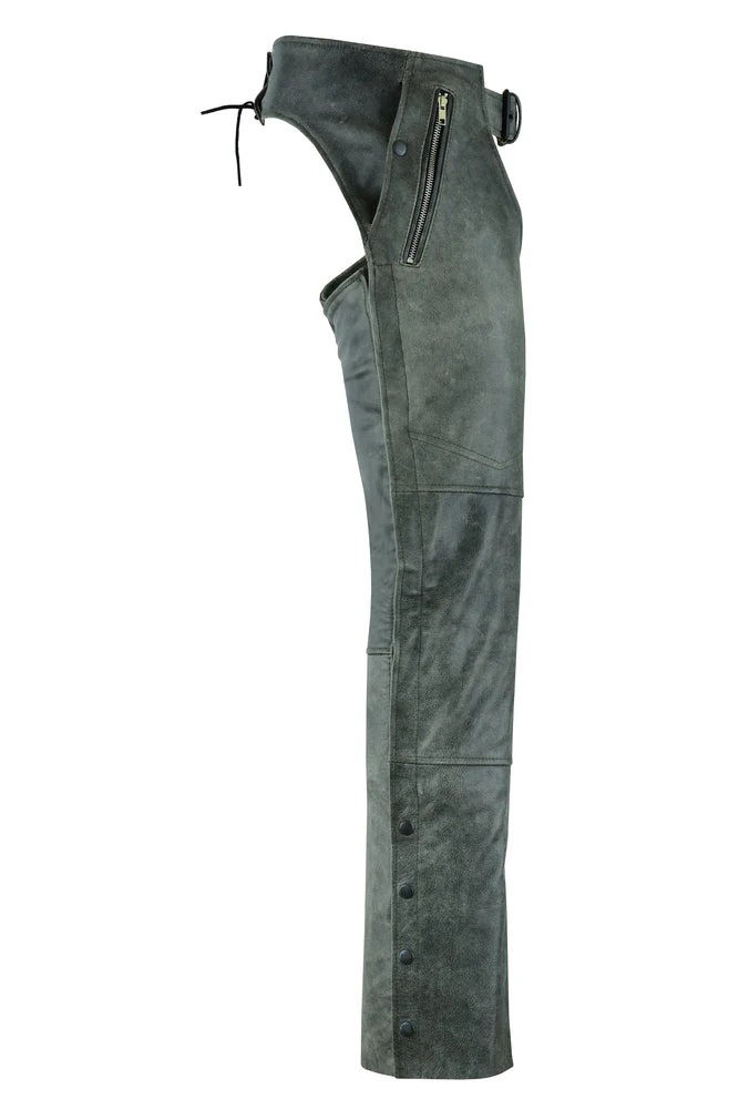 Thumbnail: DS413 Unisex Double Deep Pocket Thermal Lined Chaps