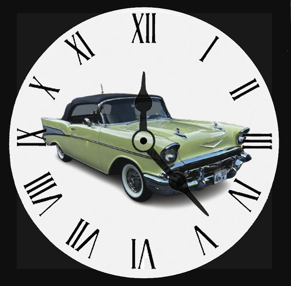 Thumbnail: 8 inch Glass Clock