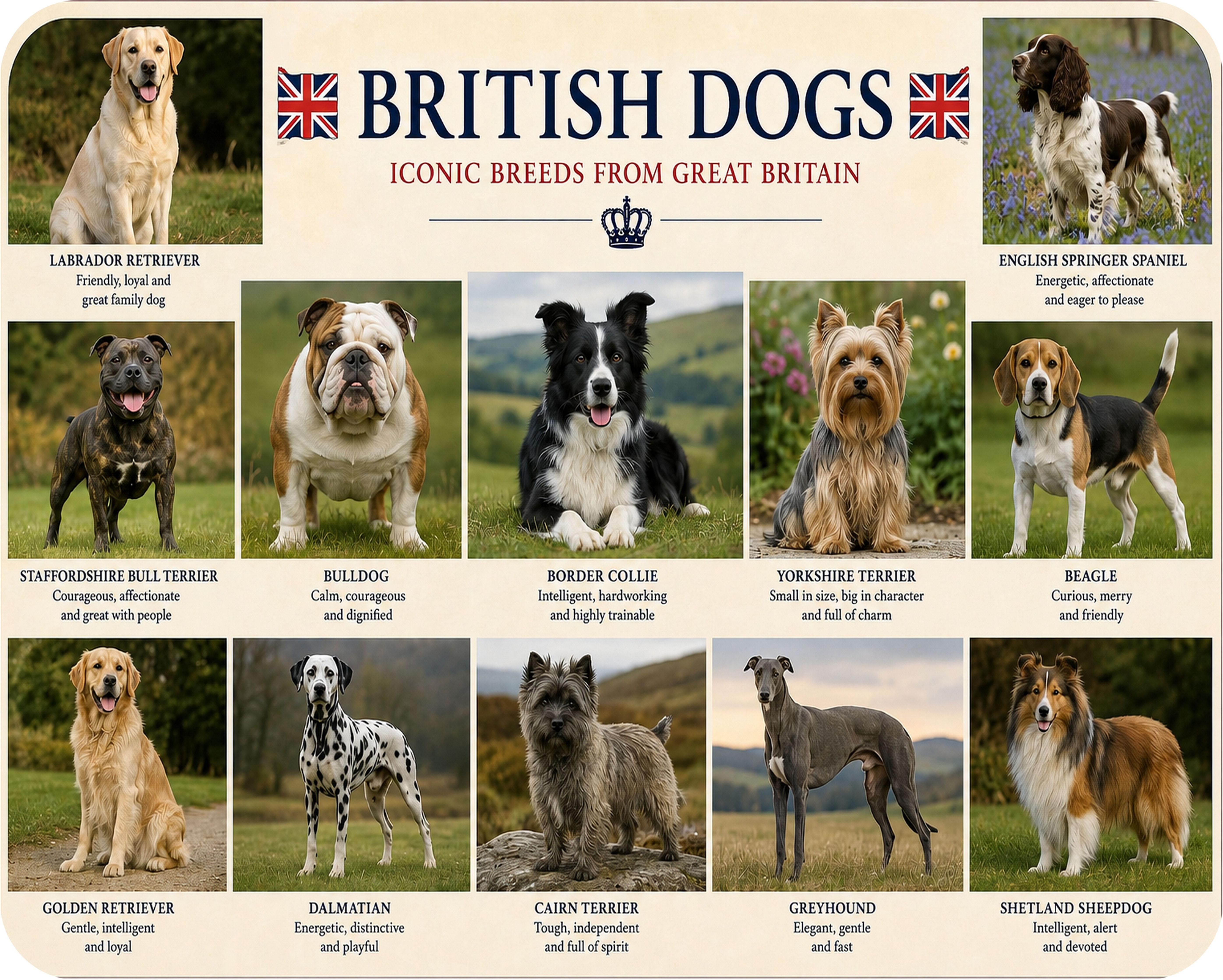 British Dogs Glass Worktop Saver