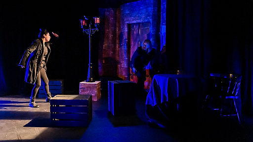 The Ministry of Unplanned Occurrences improv team in Thrupenny Tales