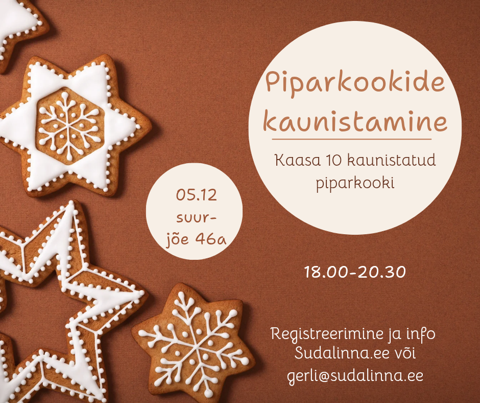 Piparkookide meisterdamine