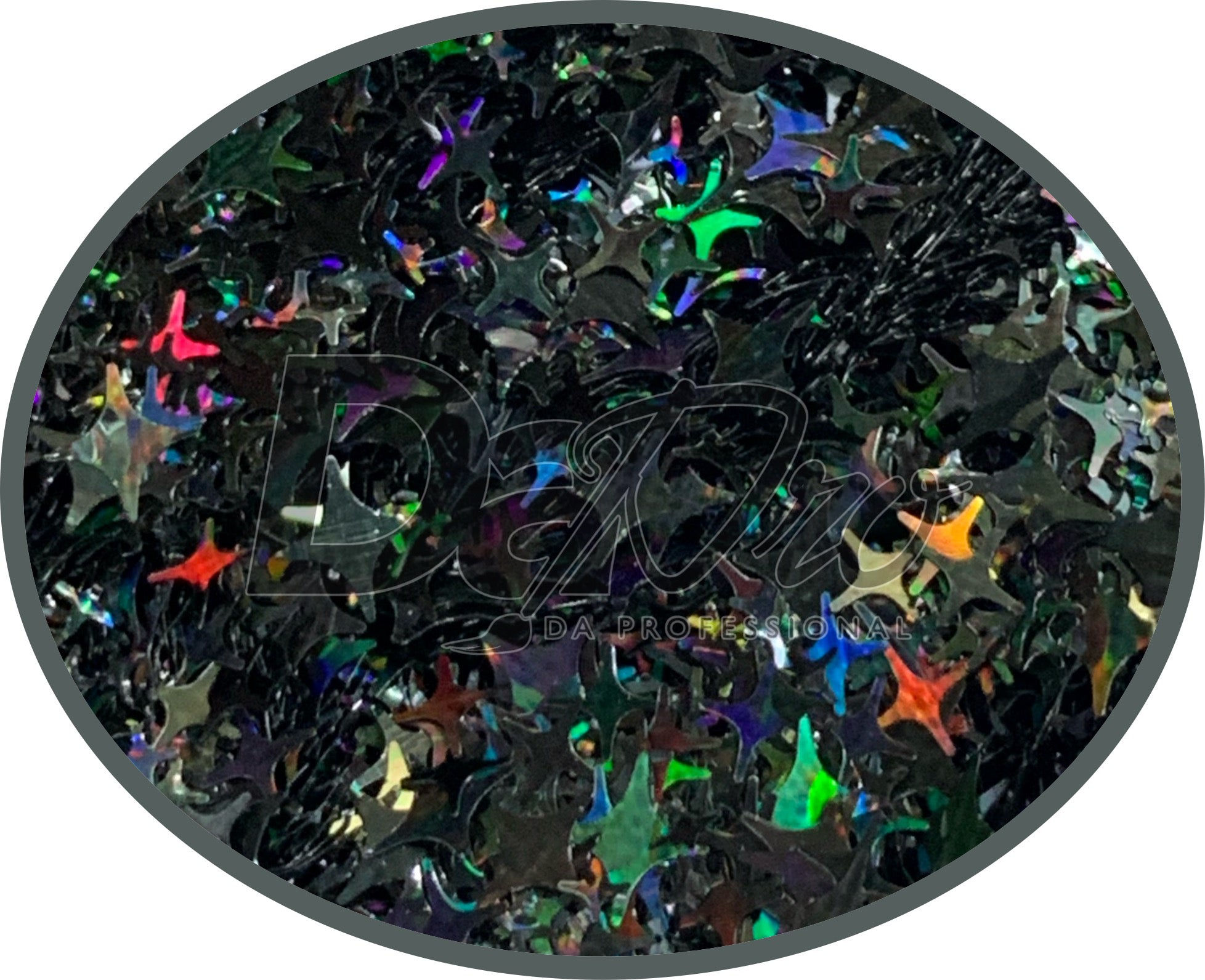 Grey Holo Four Angle Star