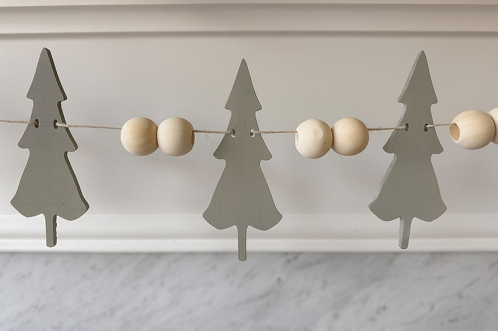 Thumbnail: Wooden Tree Garland