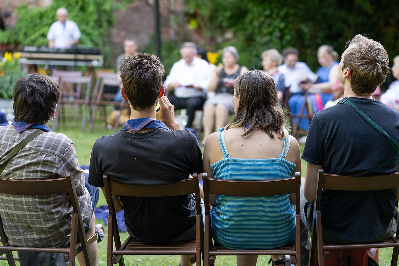 Gartenfest mit Musik
