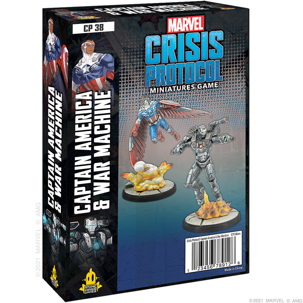 漫威危機協議：美國隊長和戰爭機器角色包 Marvel Crisis Protocol: Captain America and War Machine En