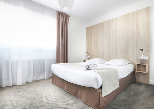 Chambre Côté Cour de La Petite Sirène à Quiberon, calme et confortable