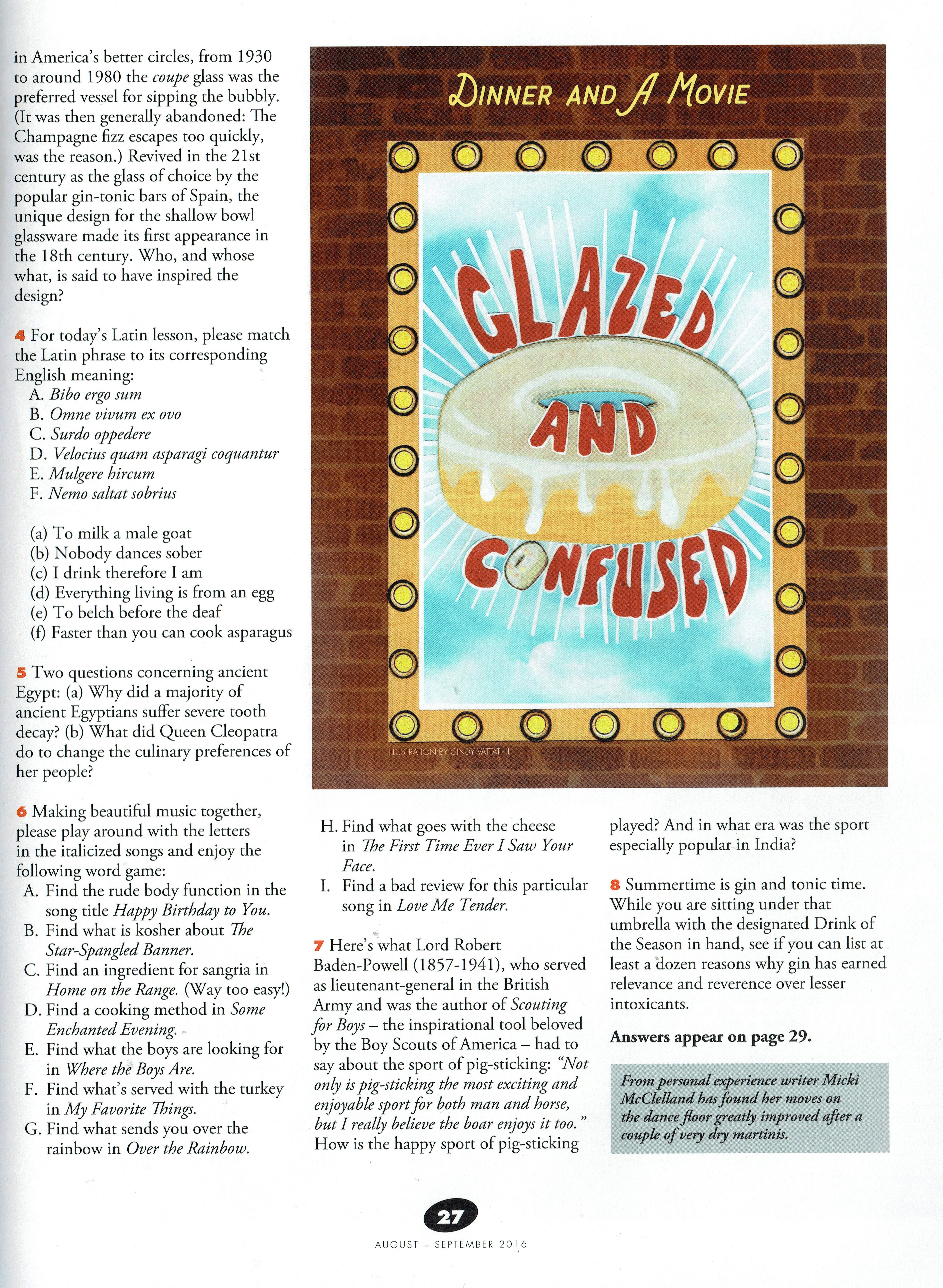 Glazed and Confused