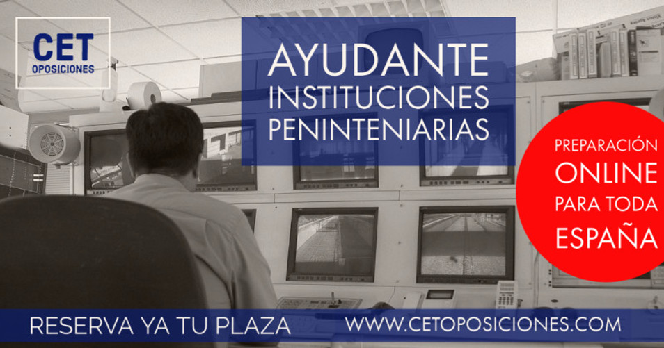 Oposiciones Ayudnate instituciones penit