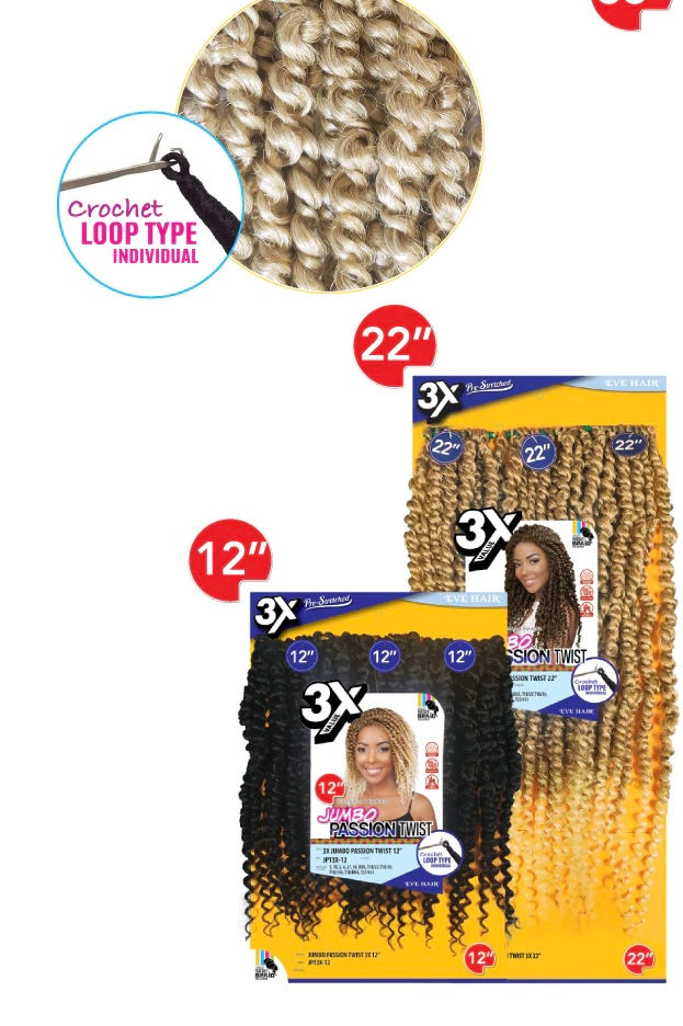3x jumbo passion twist