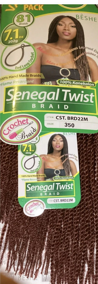 Beshe - Senegal Twist 18" 3 Pk