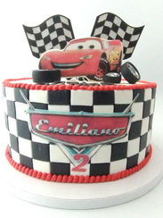 Lightning McQueen Birthday cake