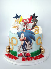 Sonic Birthday Cake 
