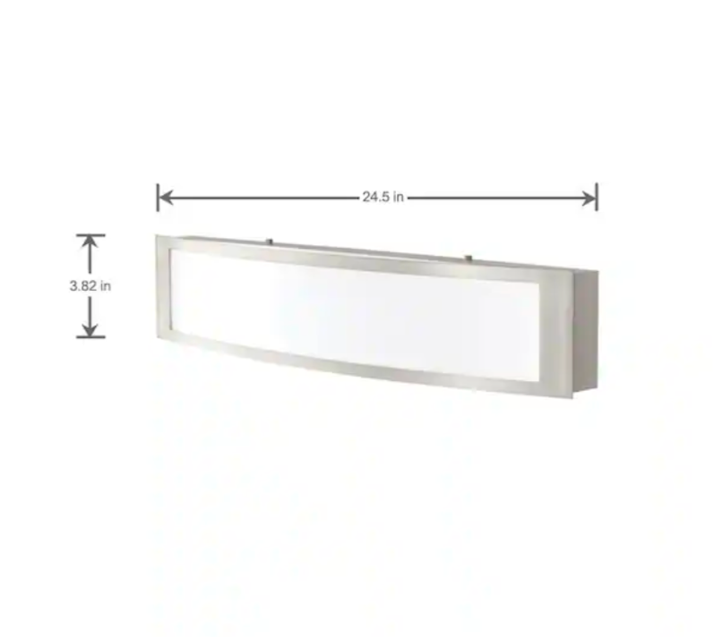 Thumbnail: Woodbury 24.5 in. Matte Black LED Vanity Light Bar BN