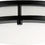 Thumbnail: Flaxmere 12 in. Matte Black Dimmable Integrated LED Flush Mount Ceiling Light