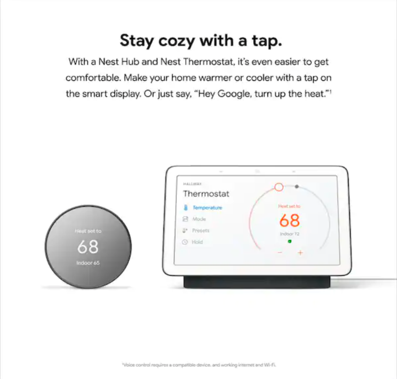 Thumbnail: Google
Nest Thermostat - Smart Programmable Wi-Fi Thermostat - Charcoal