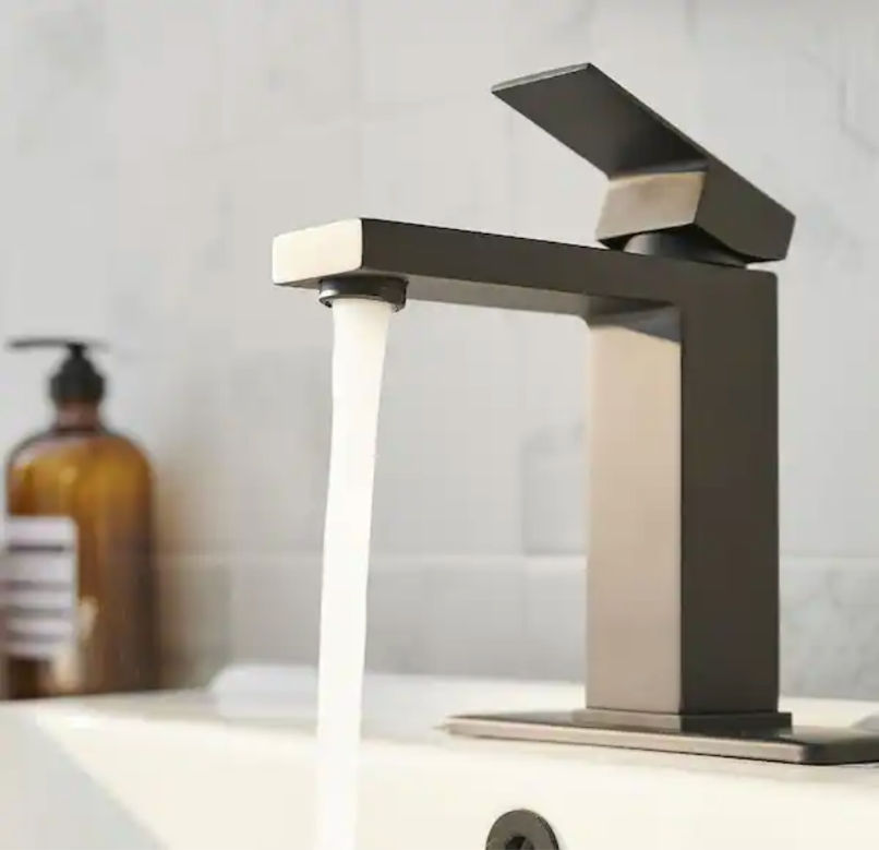 Thumbnail: BWE
Single Hole Single-Handle Low-Arc Bathroom Faucet With Pop-up Drain Assembly