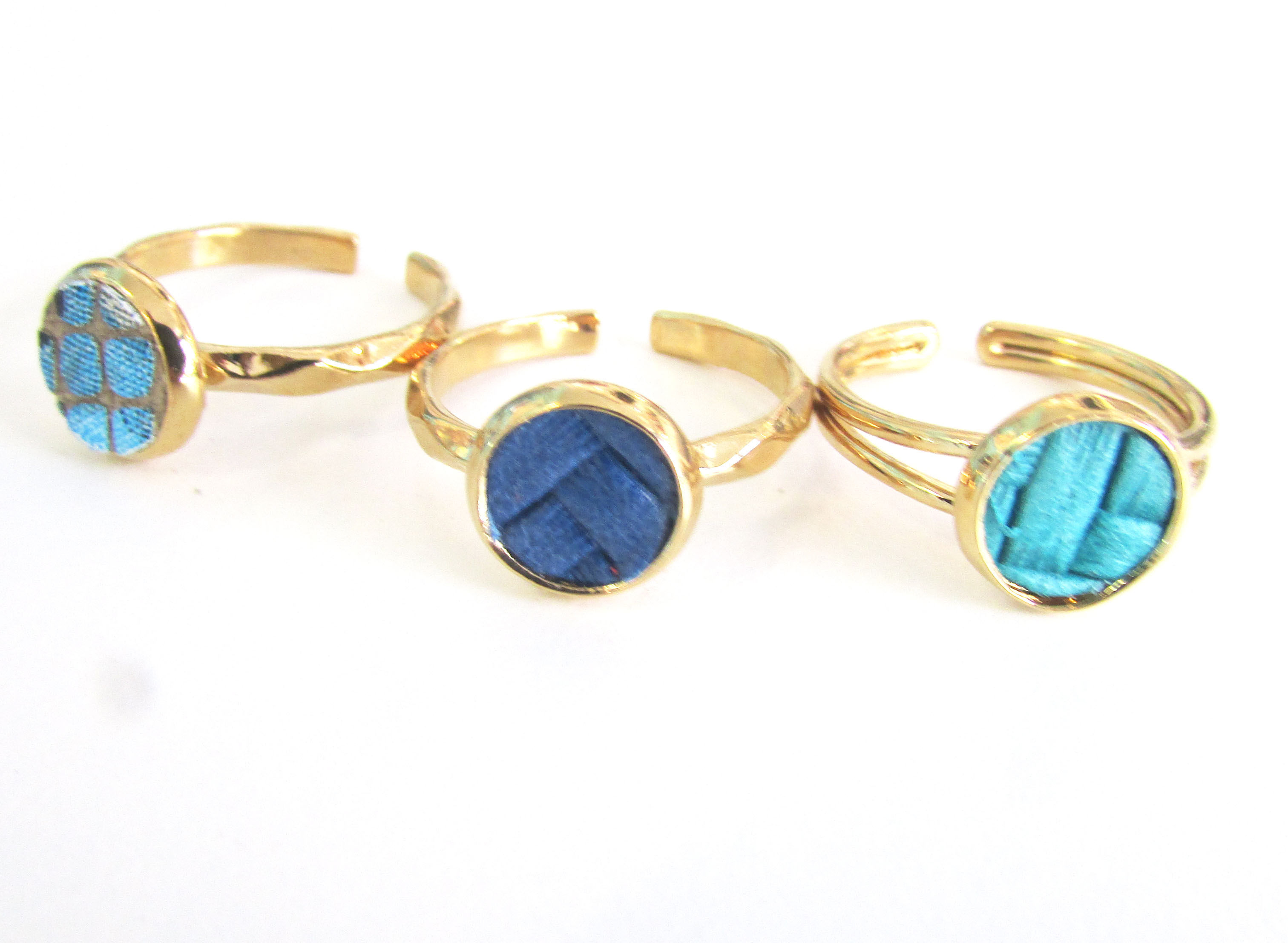 סט 3 טבעות צבעוניות במידה משתנה NATY 8