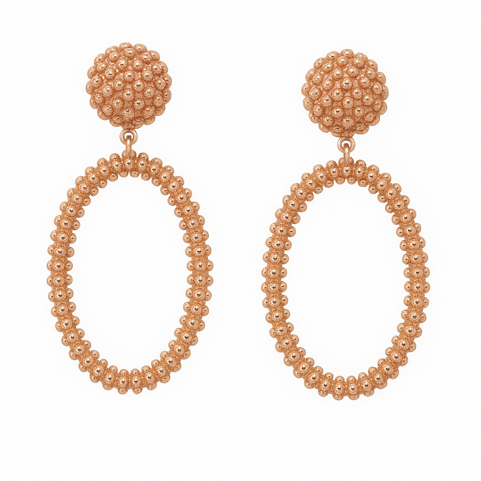 Brinco Rosé Inspiração Carla Amorim