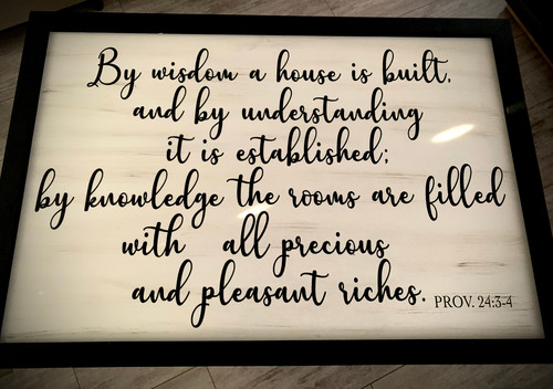 Framed Sign, HomeDecor, Wall Decor. | Mysite