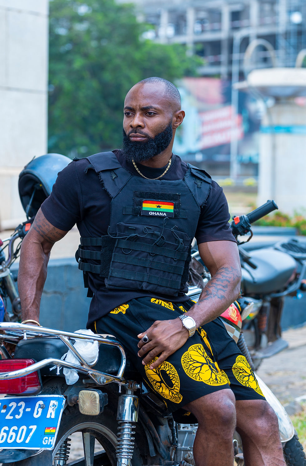 Thumbnail: Ghana Tree of Life Print Shorts