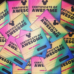 SJ Dance Pride Certificates