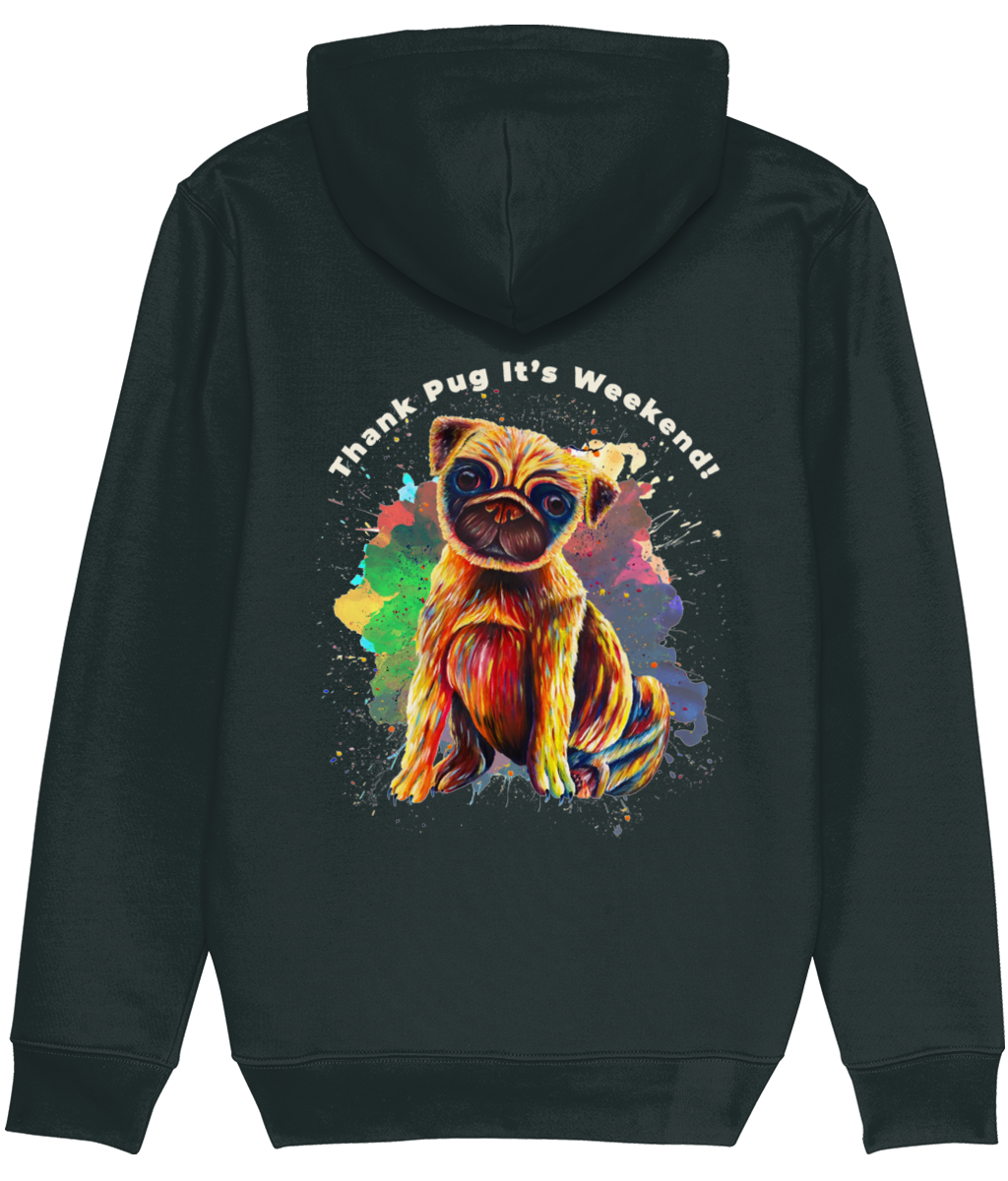 Unisex - Thank Pug It's Weekend - Hoodie