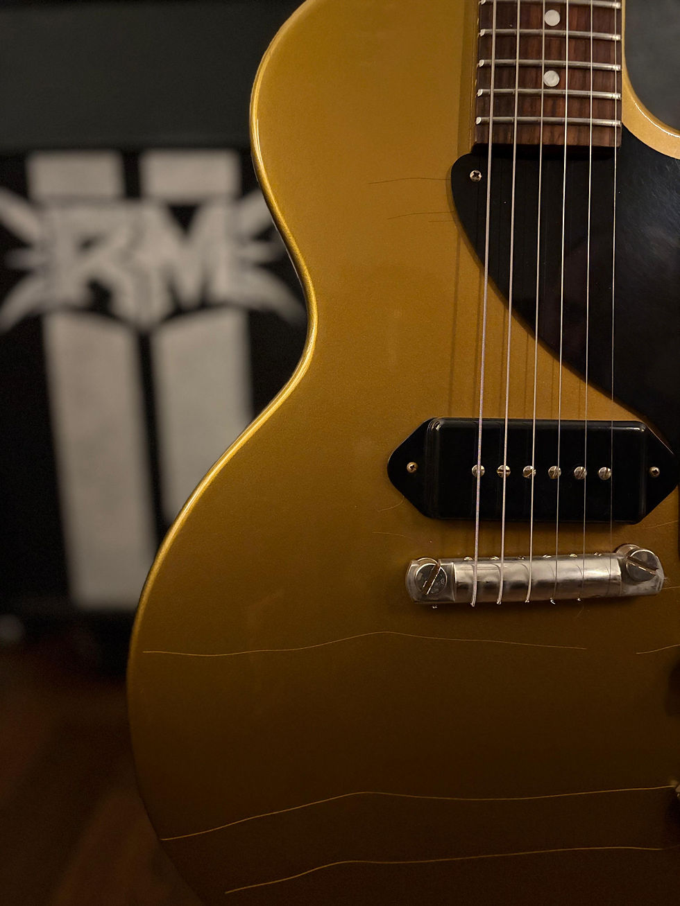 Miniatura: Gibson Les PaulJr 57 All Gold Custom Shop 2018