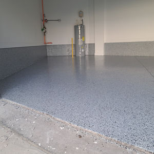 epoxy garage floor - wombat 