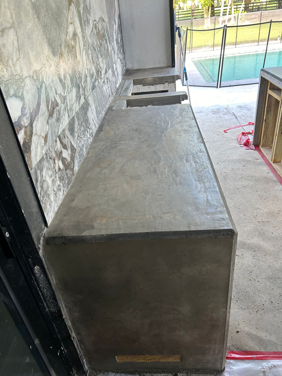 Custom Build Outdoor Kitchen Island