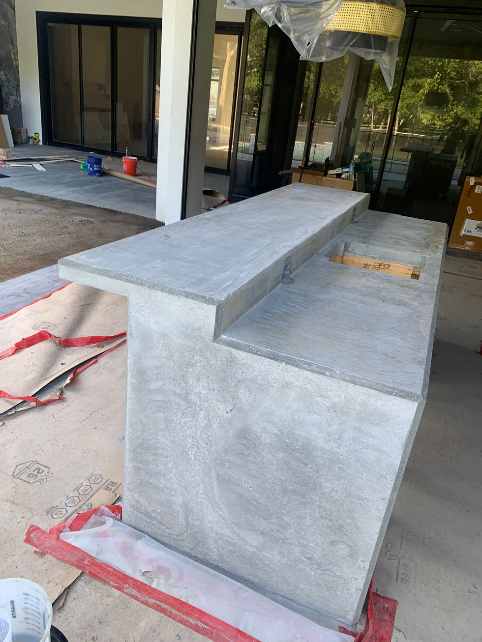Custom Build Outdoor Kitchen Island