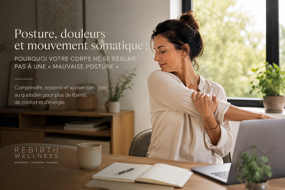 Posture, douleurs et mouvement somatique : pourquoi votre corps ne se résume pas à une « mauvaise posture »