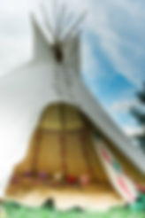 Tipi at kids party