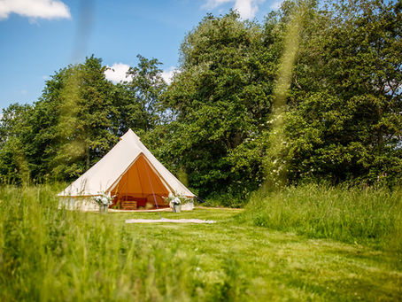 Bell tent at The Lakeside Bedfordshire Wedding Venue