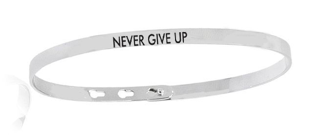 NEVER GIVE UP