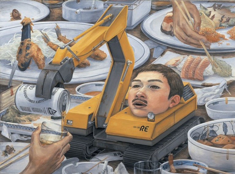 石田徹也 回顧展 『Self-Portrait of Other 他人の自画像』 シカゴの