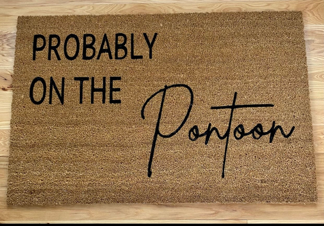 Probably on the pontoon 