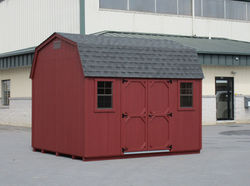 10x12 Wood High Wall Barn