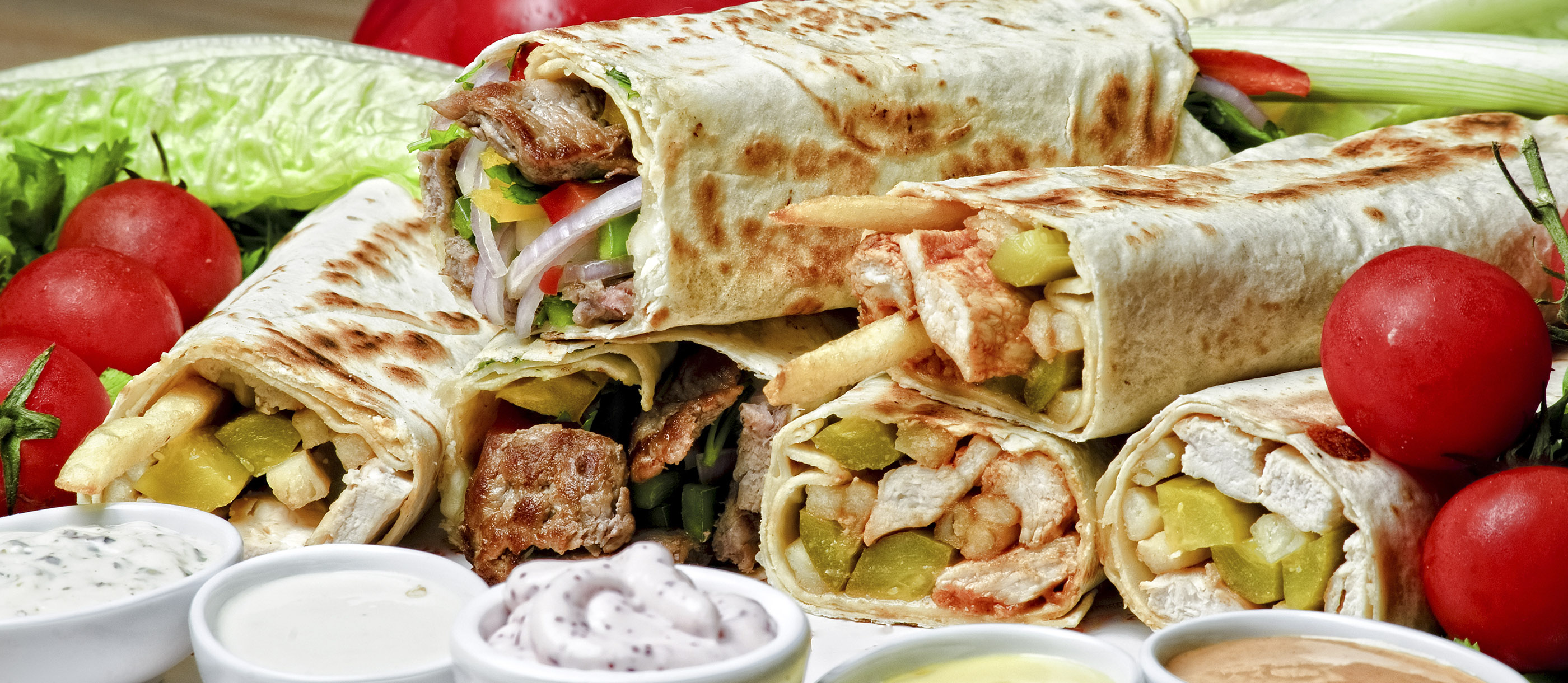 Arranged Food and Objects