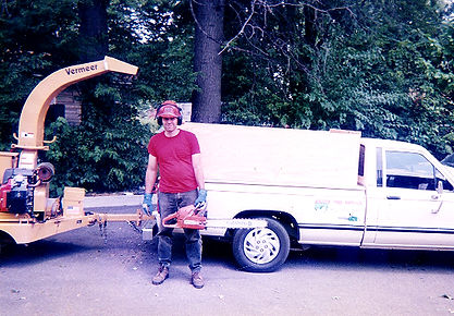 Phillip Shults working safely circa 1996